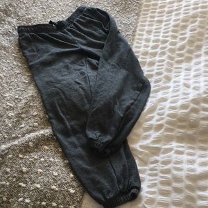 Grey champion sweat pants